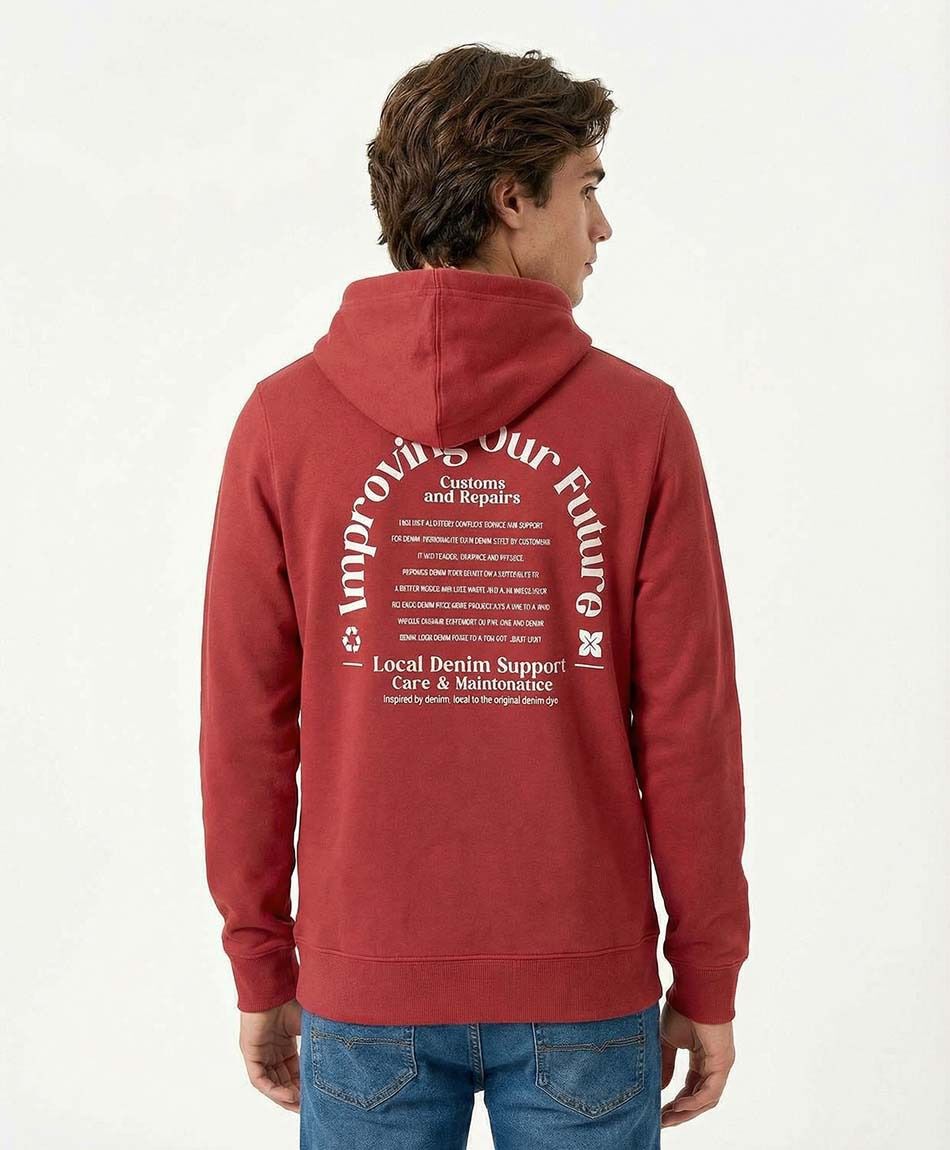 Buzo hombre doble estampado new generation
