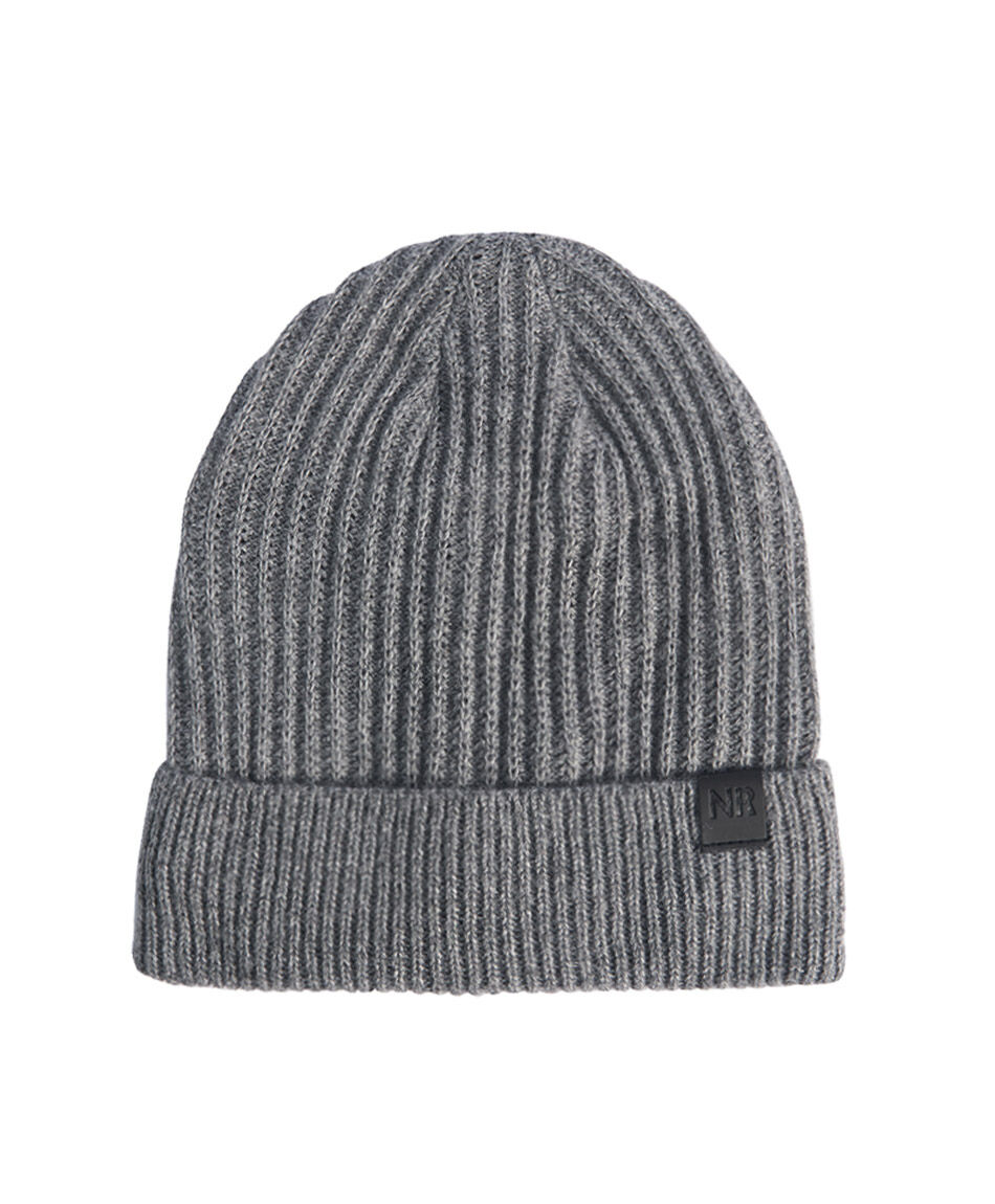 Gorra hombre lineas gris