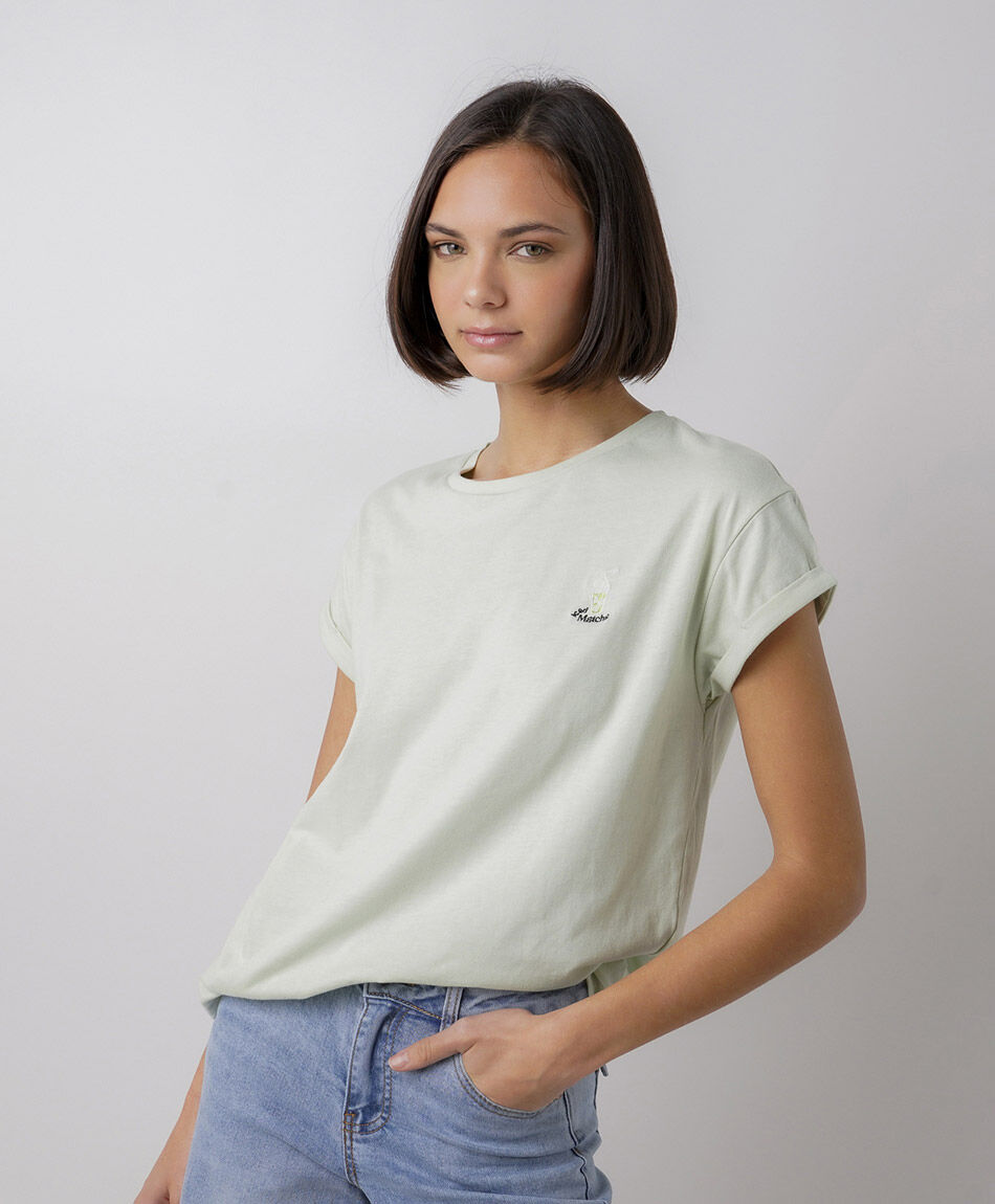 Remera mujer iced matcha
