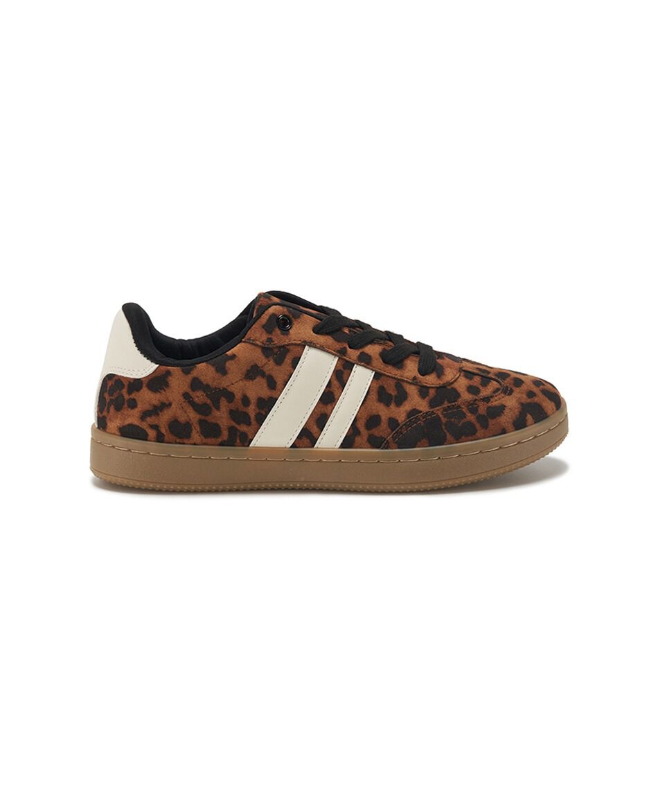 Zapatilla mujer vintage animal print