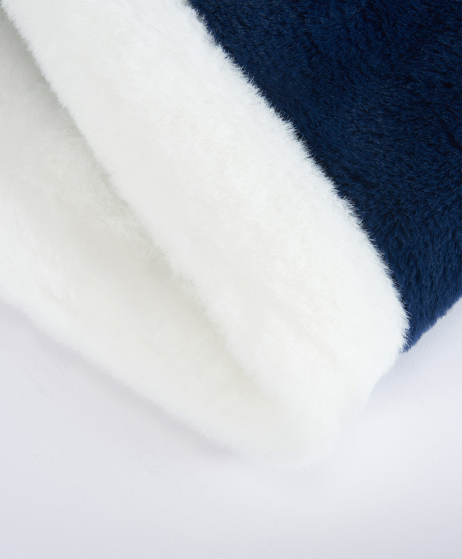 Cuello infanil forrado bicolor