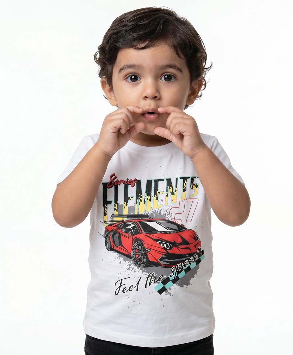 Remera beb&eacute; auto de carrera