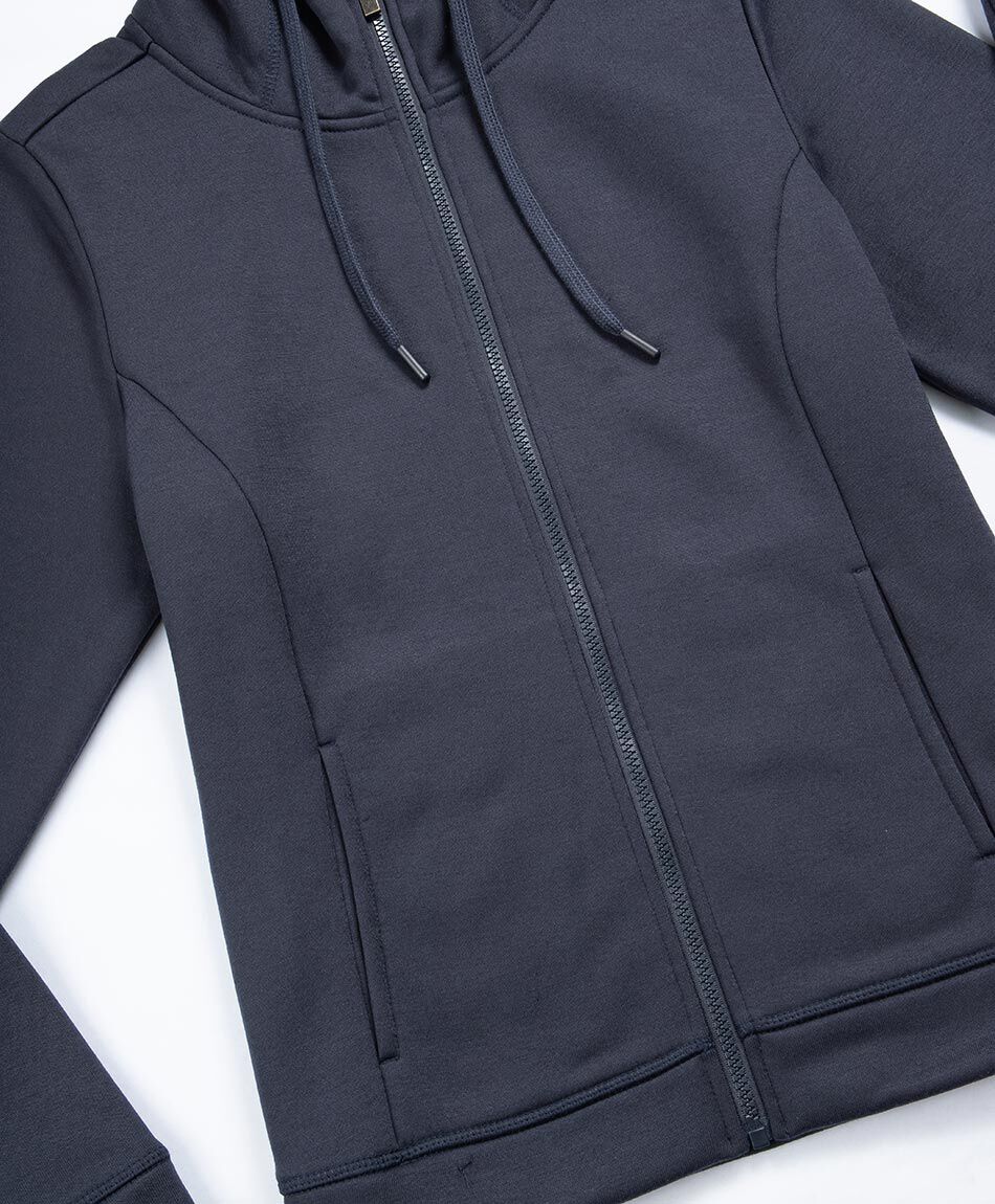 Poler&oacute;n escolar liso azul oscuro