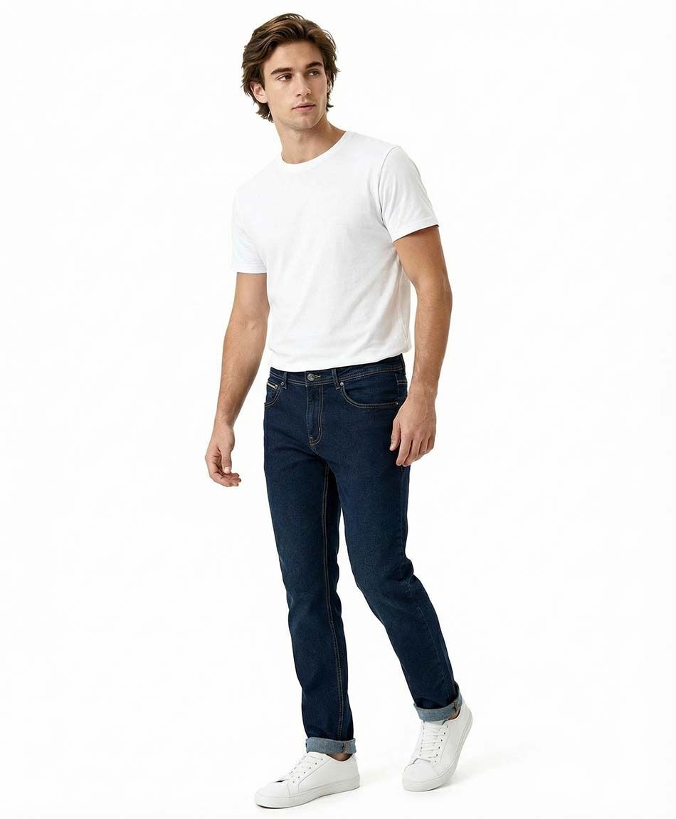 Jeans hombre liso skinny