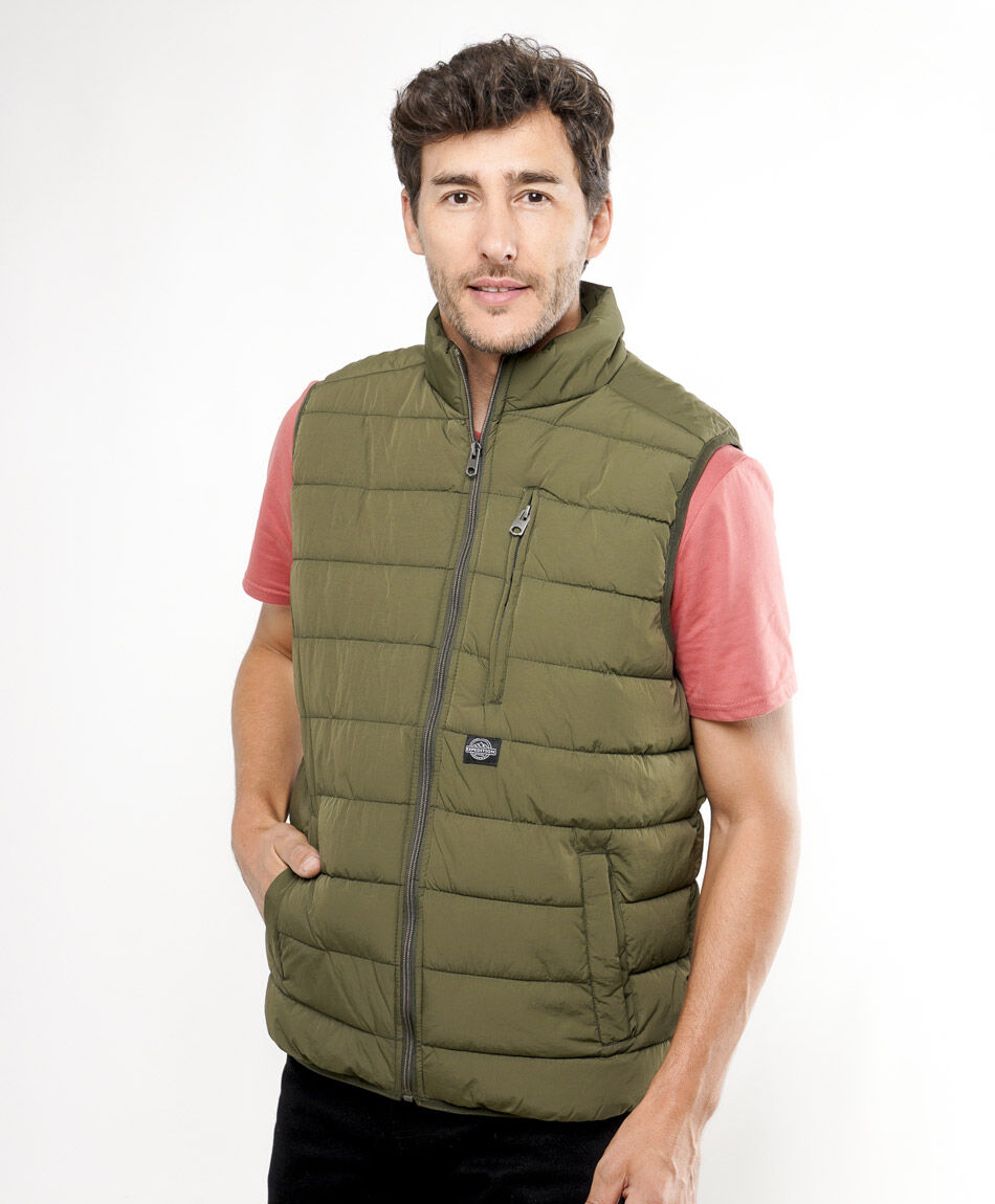 Parka hombre sin mangas estilo pescador