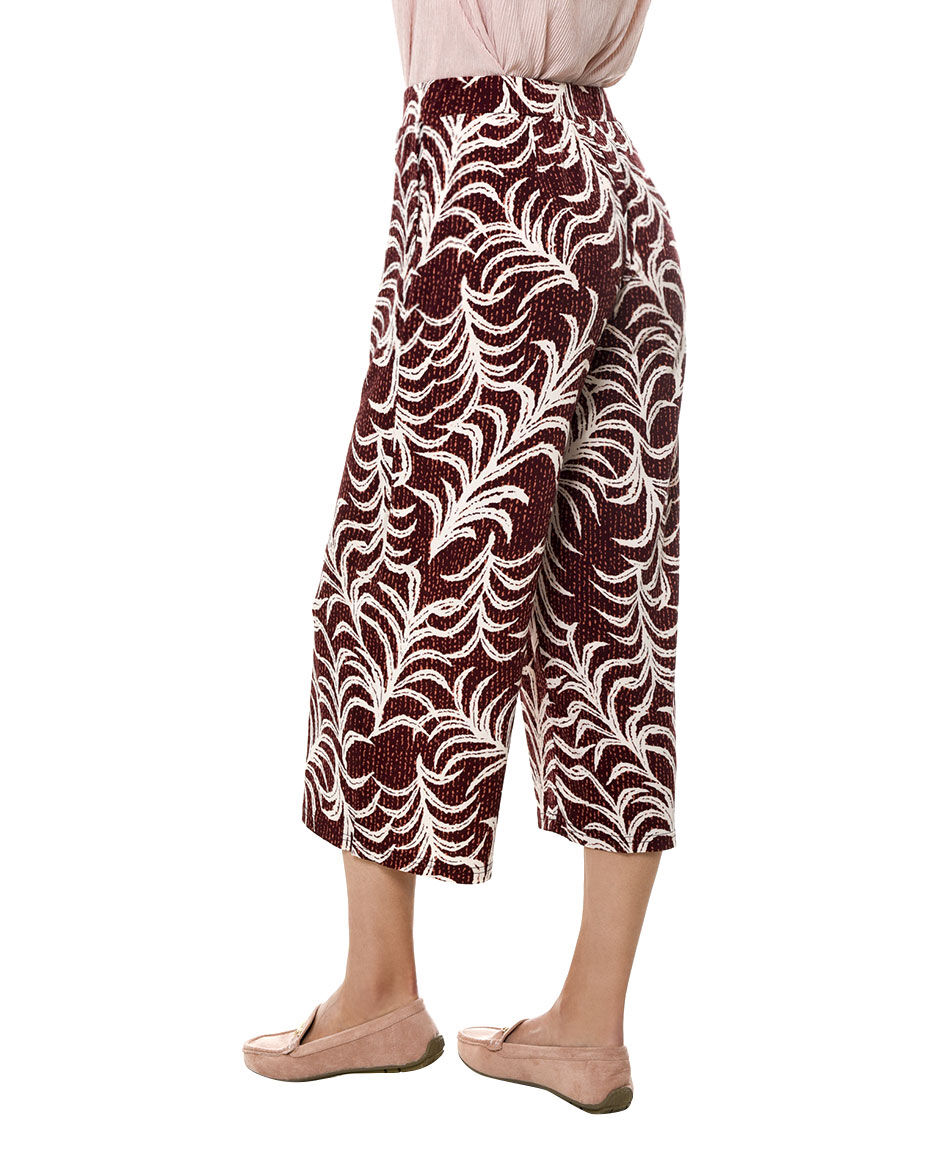 Falda pantalon estampado