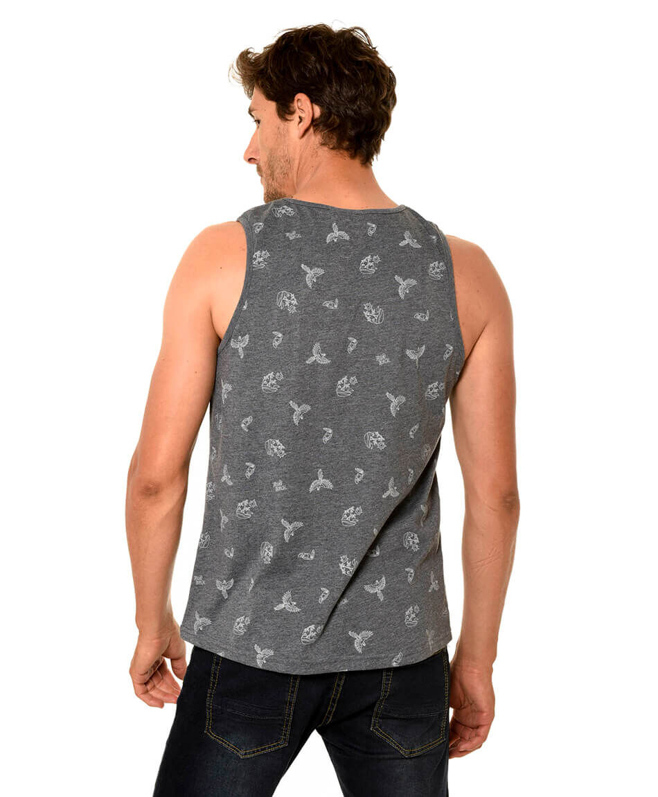Polera surf estampada