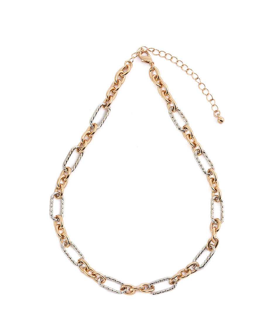 Set collar mujer dorado