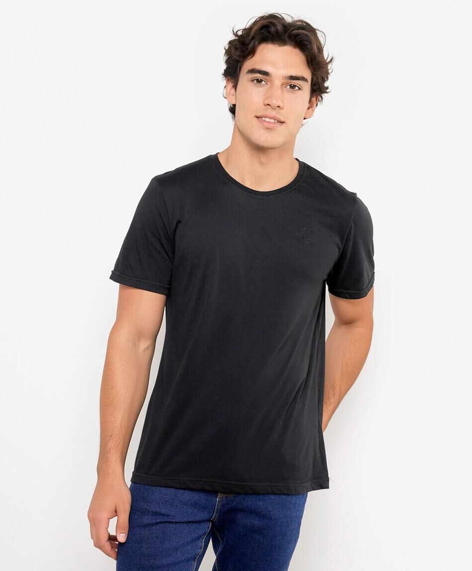 Remera hombre b&aacute;sica lisa