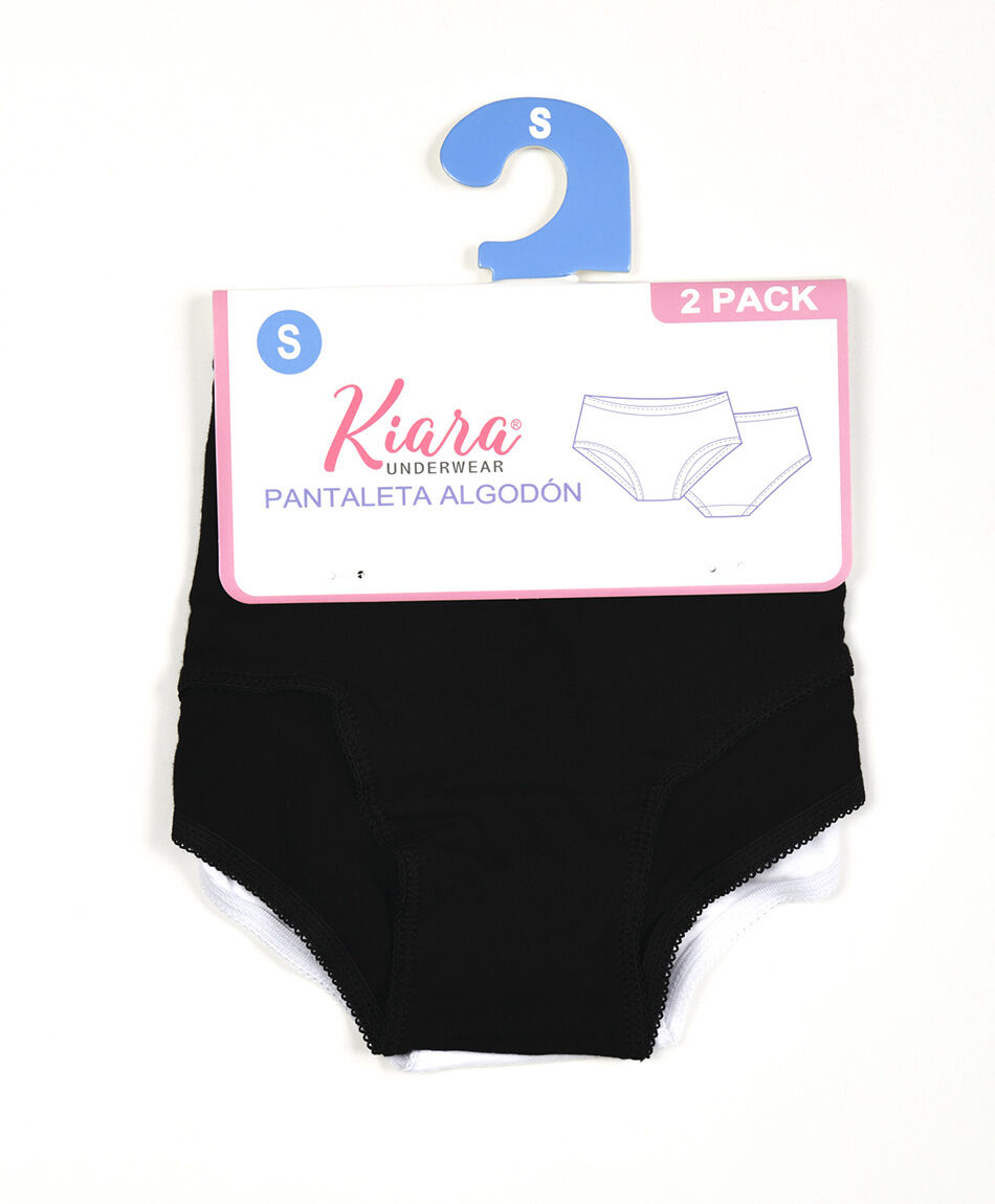 Pack 2 bombachas mujer cinta  pantaleta
