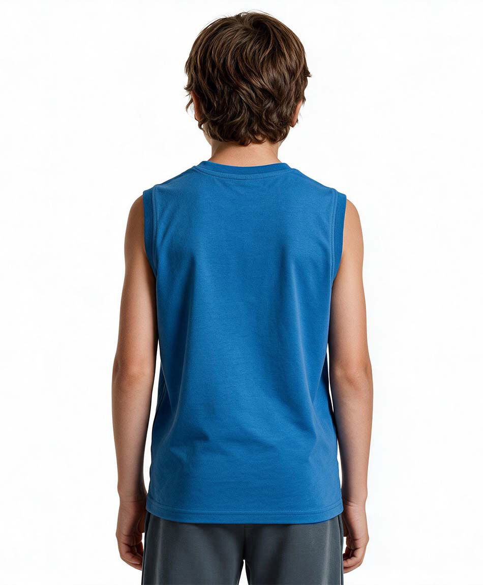 Remera ni&ntilde;o sin mangas ciudades