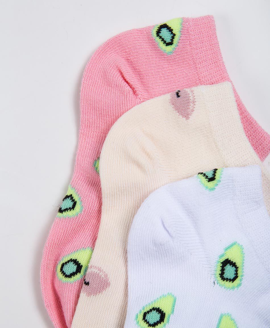 Pack 3 medias ni&ntilde;a colores