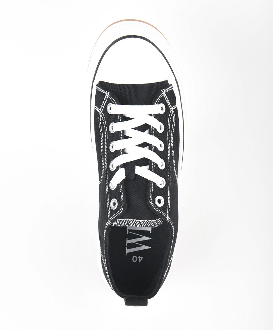 Zapatilla mujer lona baja