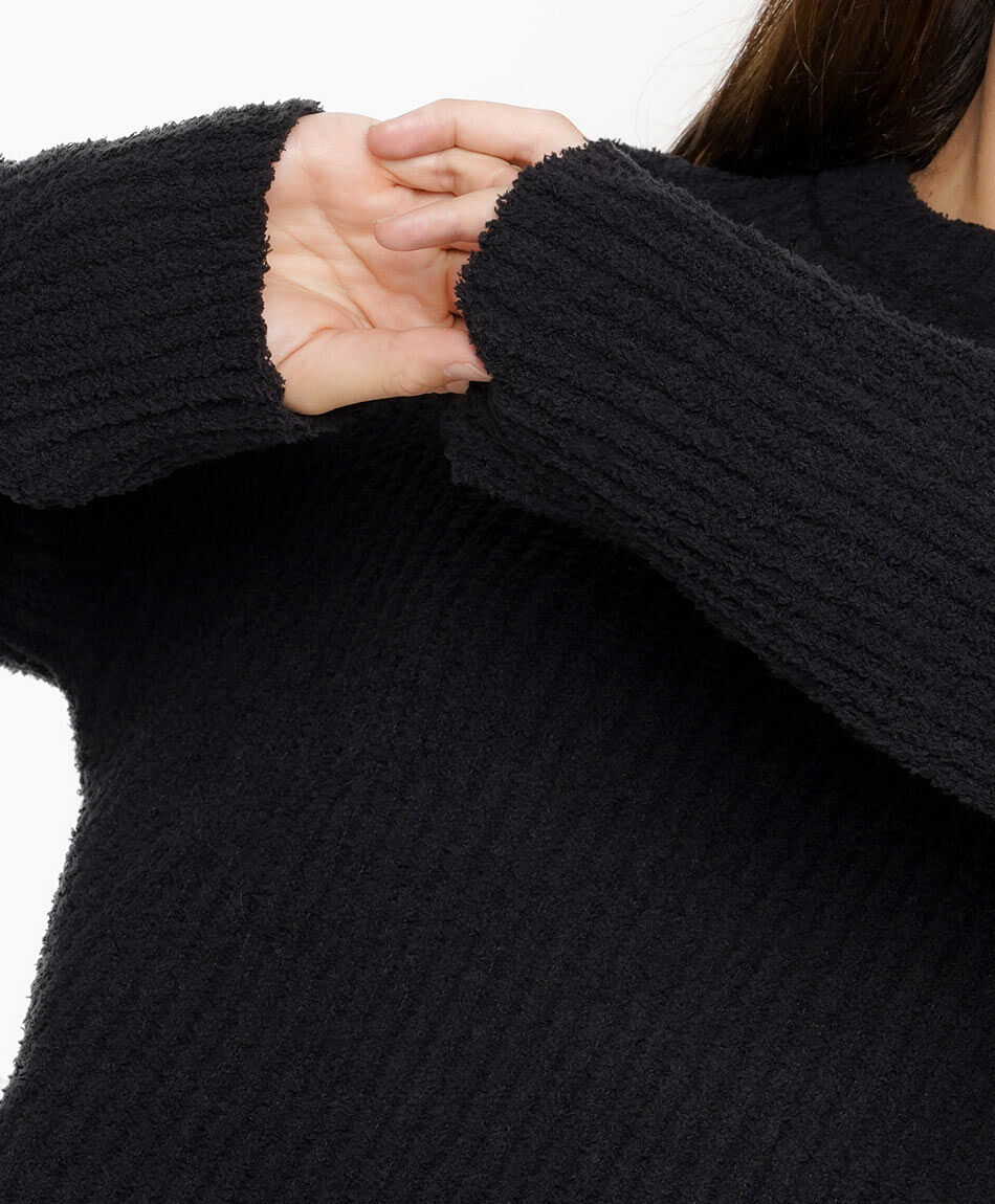 Sweater mujer soufle black