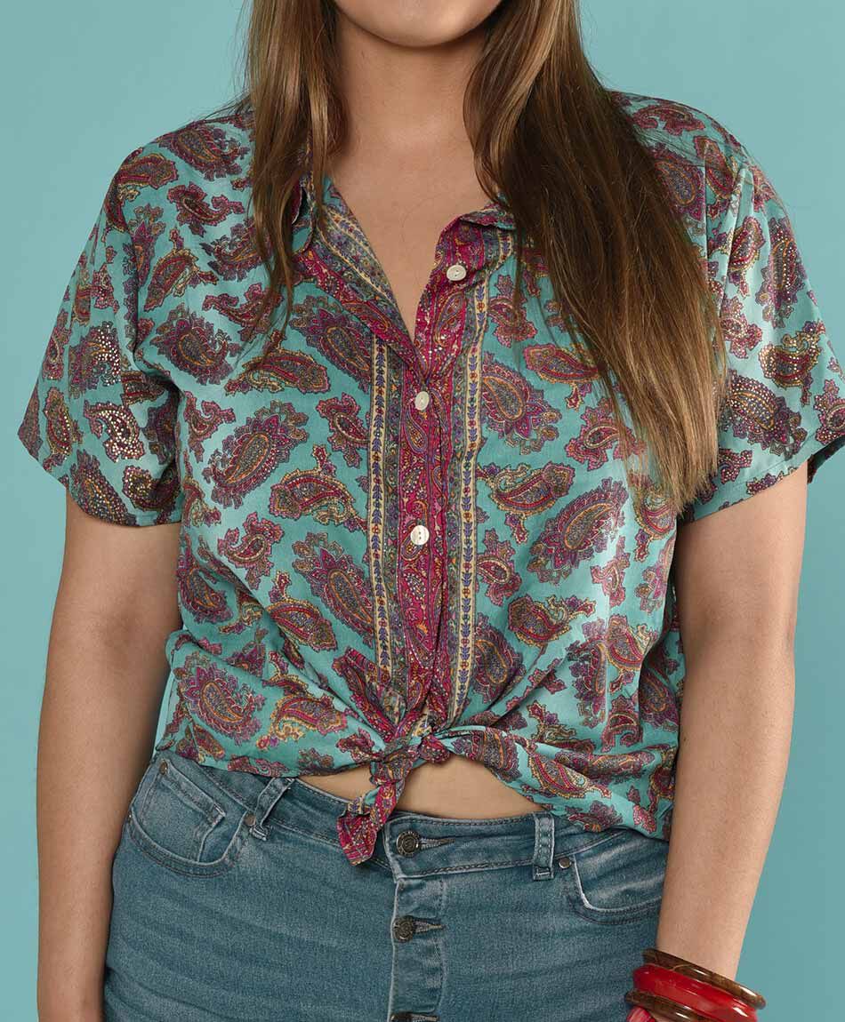 Blusa camisera guar.