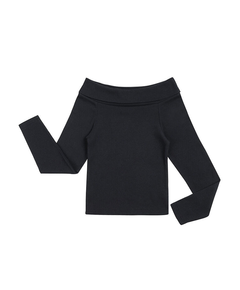 Polera ni&ntilde;a sin hombros