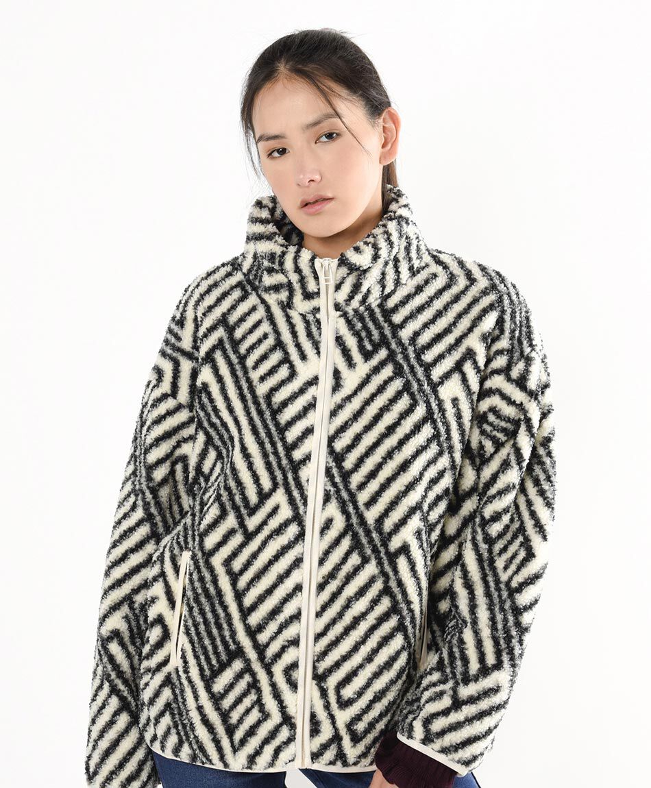 Chaqueta mujer bicolor