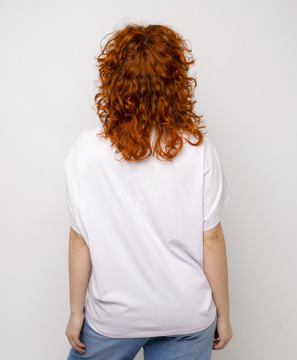 Remera mujer casual estilo comfy