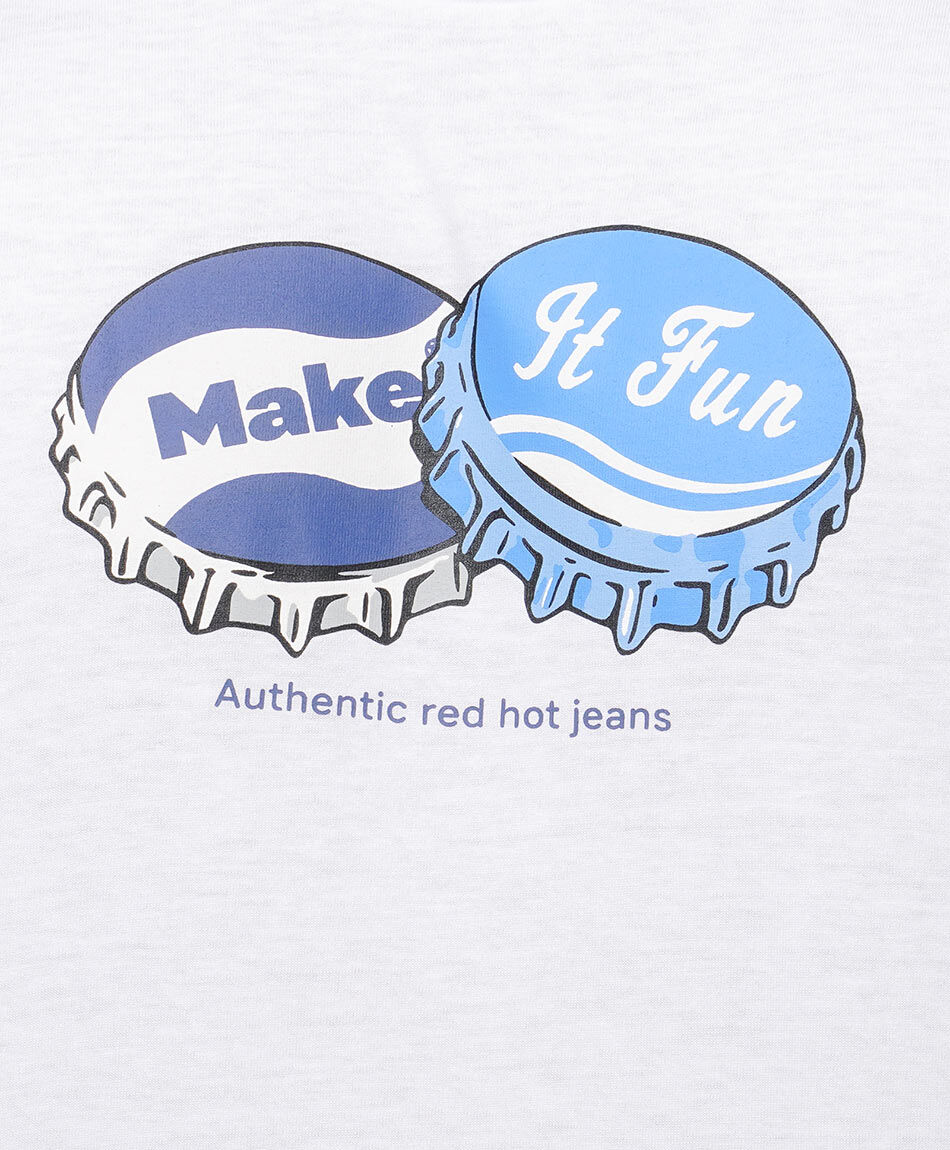 Remera hombre estampada make it fun