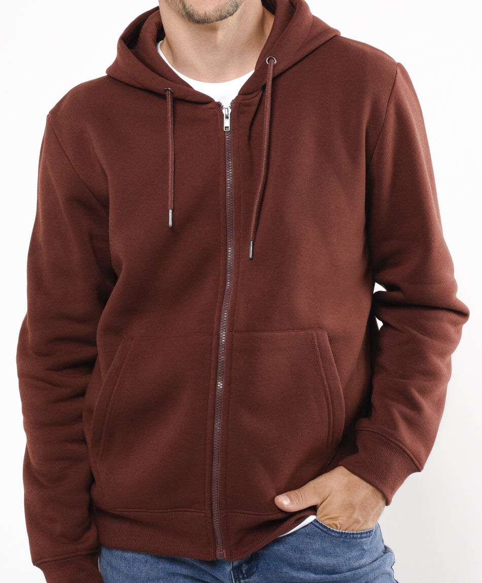 Buzo hombre cierre entero bolsillos