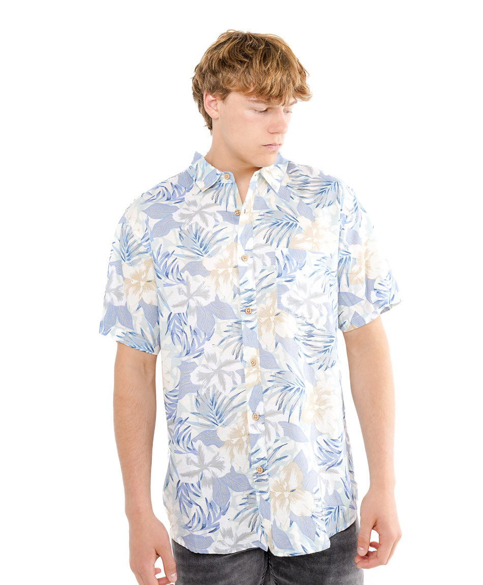 Camisa hombre floreada