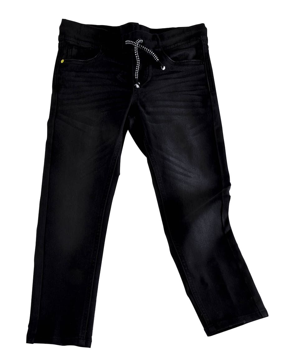 Jeans negro elasticado