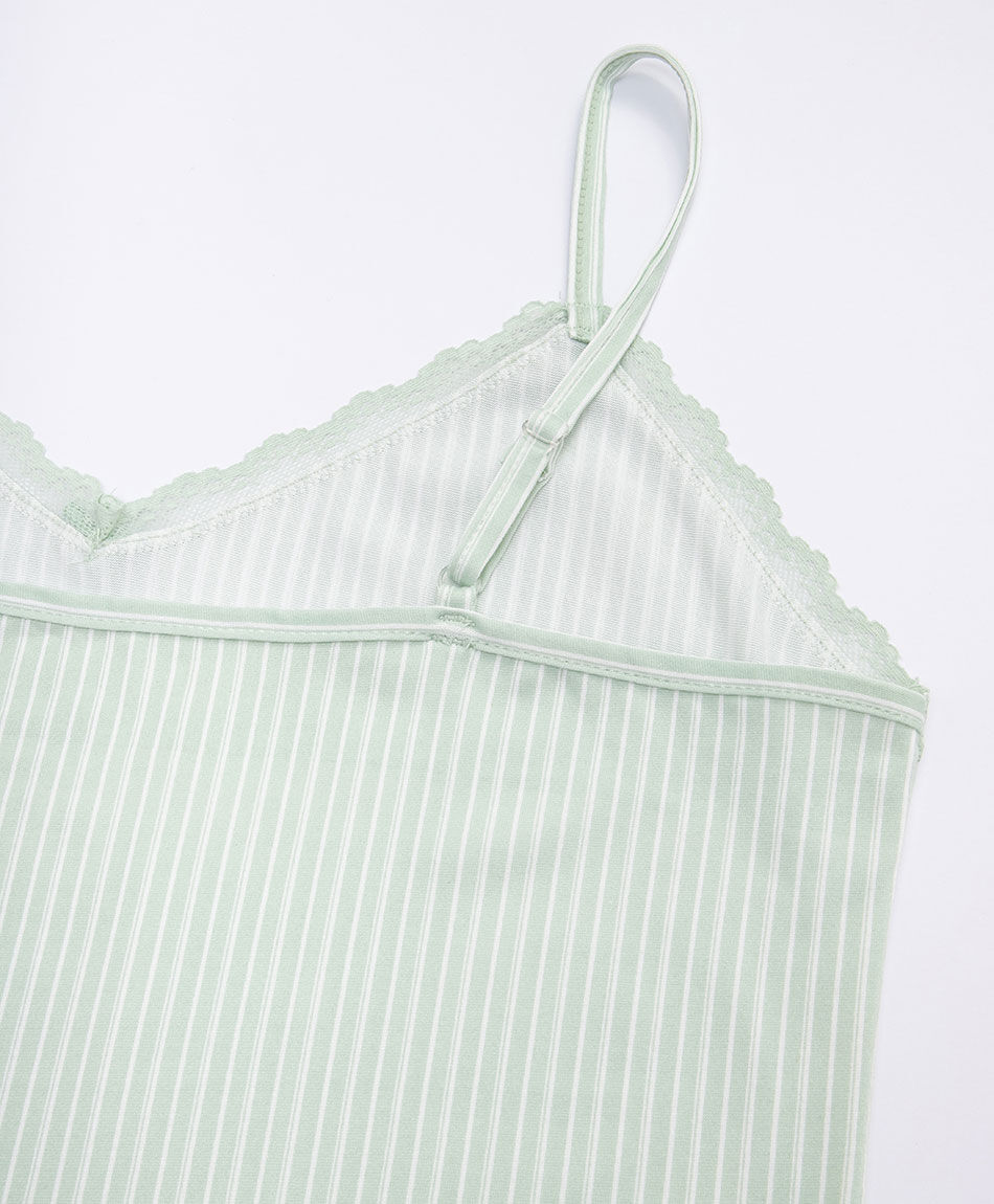 Baby doll mujer rayas green