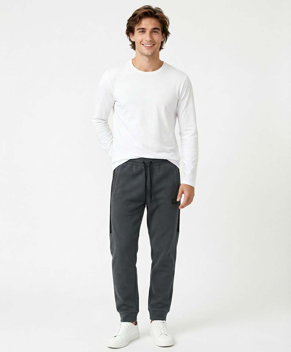 Pantal&oacute;n deportivo hombre jogger grey
