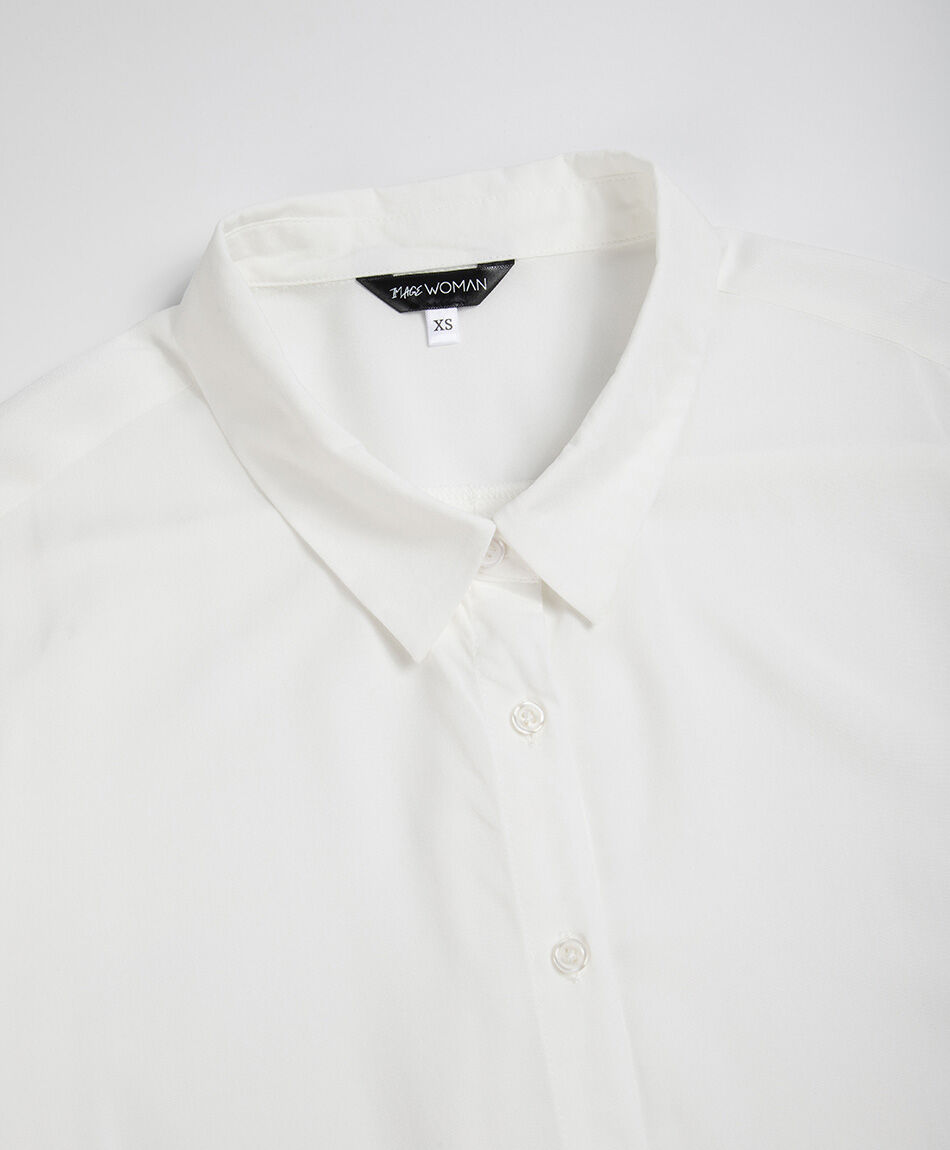 Camisa mujer lisa blanca