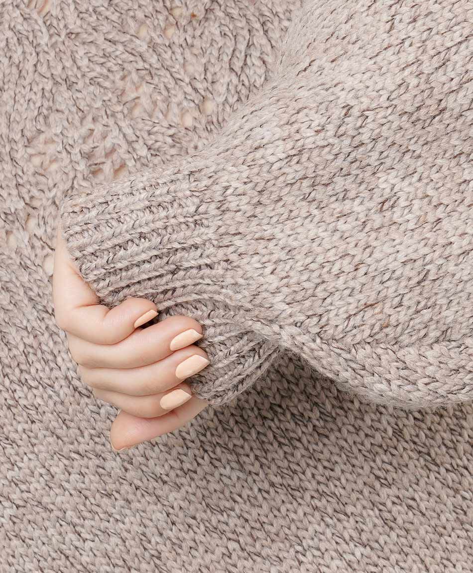 Sweater mujer jaspeado