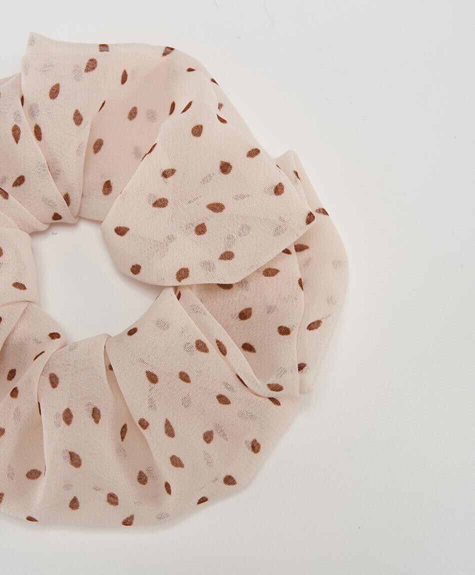 Set 3 scrunchies mujer puntos