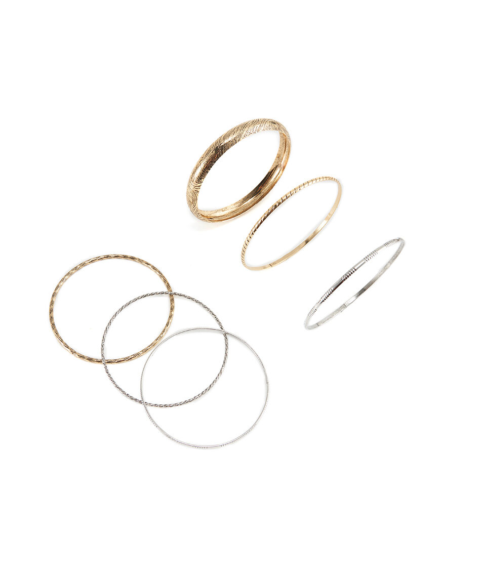 Set pulseras mujer circulares