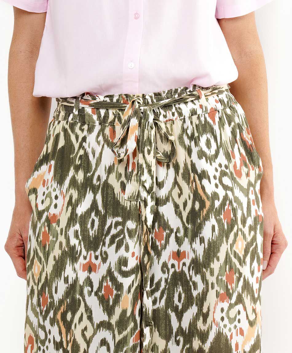 Pantal&oacute;n mujer estampado abstracto