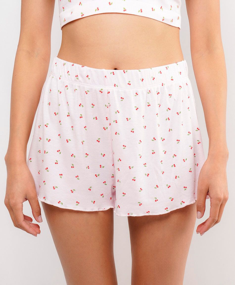 Pijama mujer short seamless print