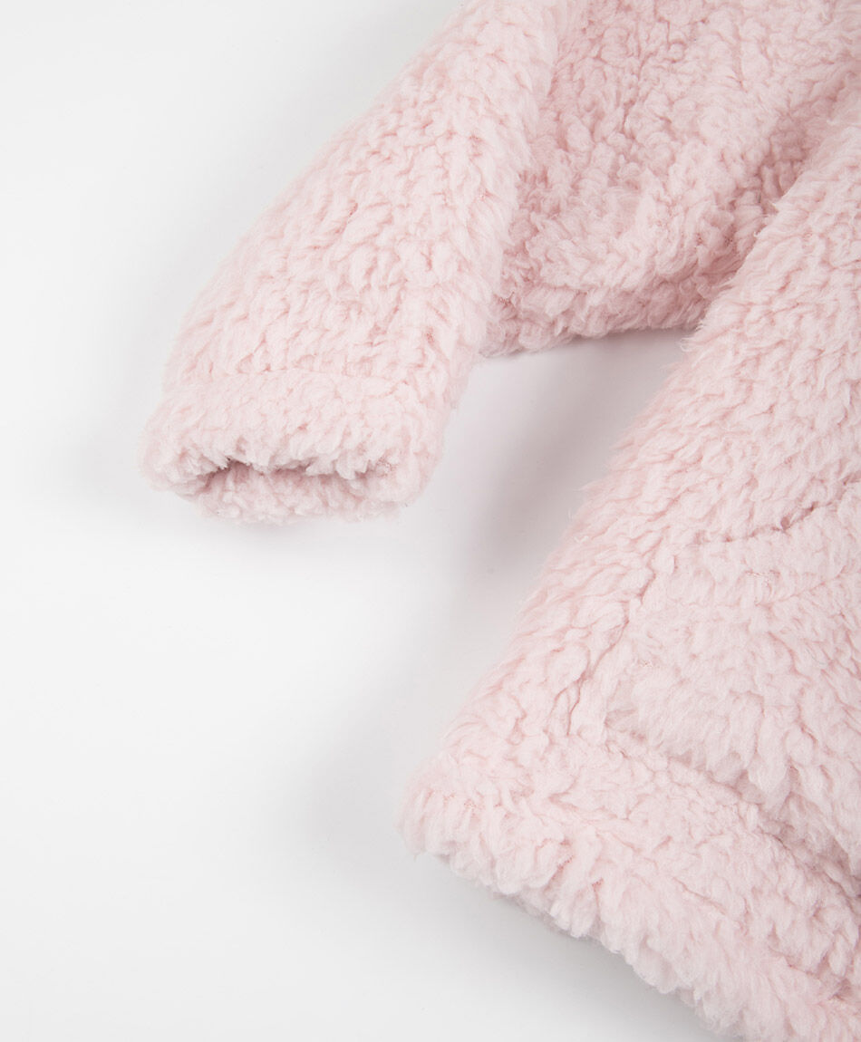 Poler&oacute;n beb&eacute; gato rosa