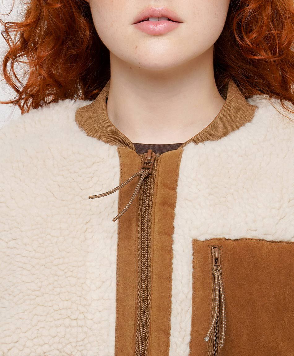 Campera mujer chiporro contraste