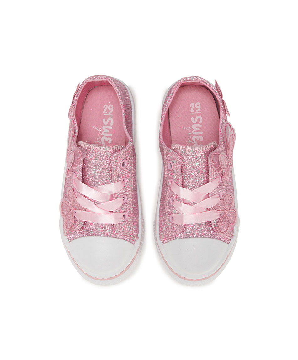 Zapatilla infantil (26 a 31) pink mariposas
