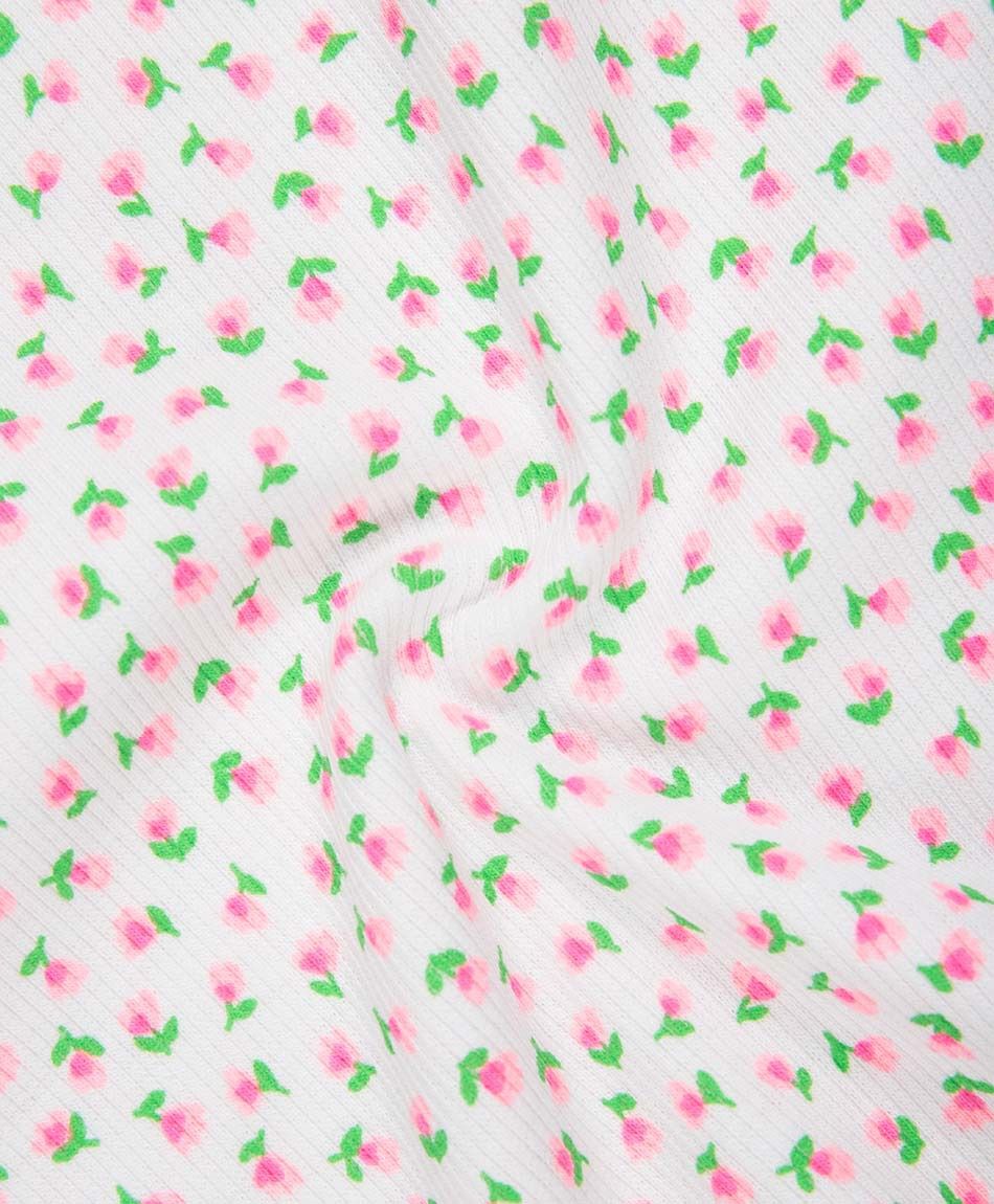 Remera ni&ntilde;a florcitas canal&eacute;