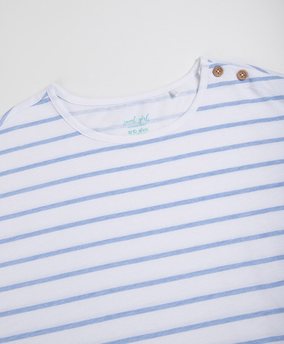 Remera ni&ntilde;a l&iacute;neas