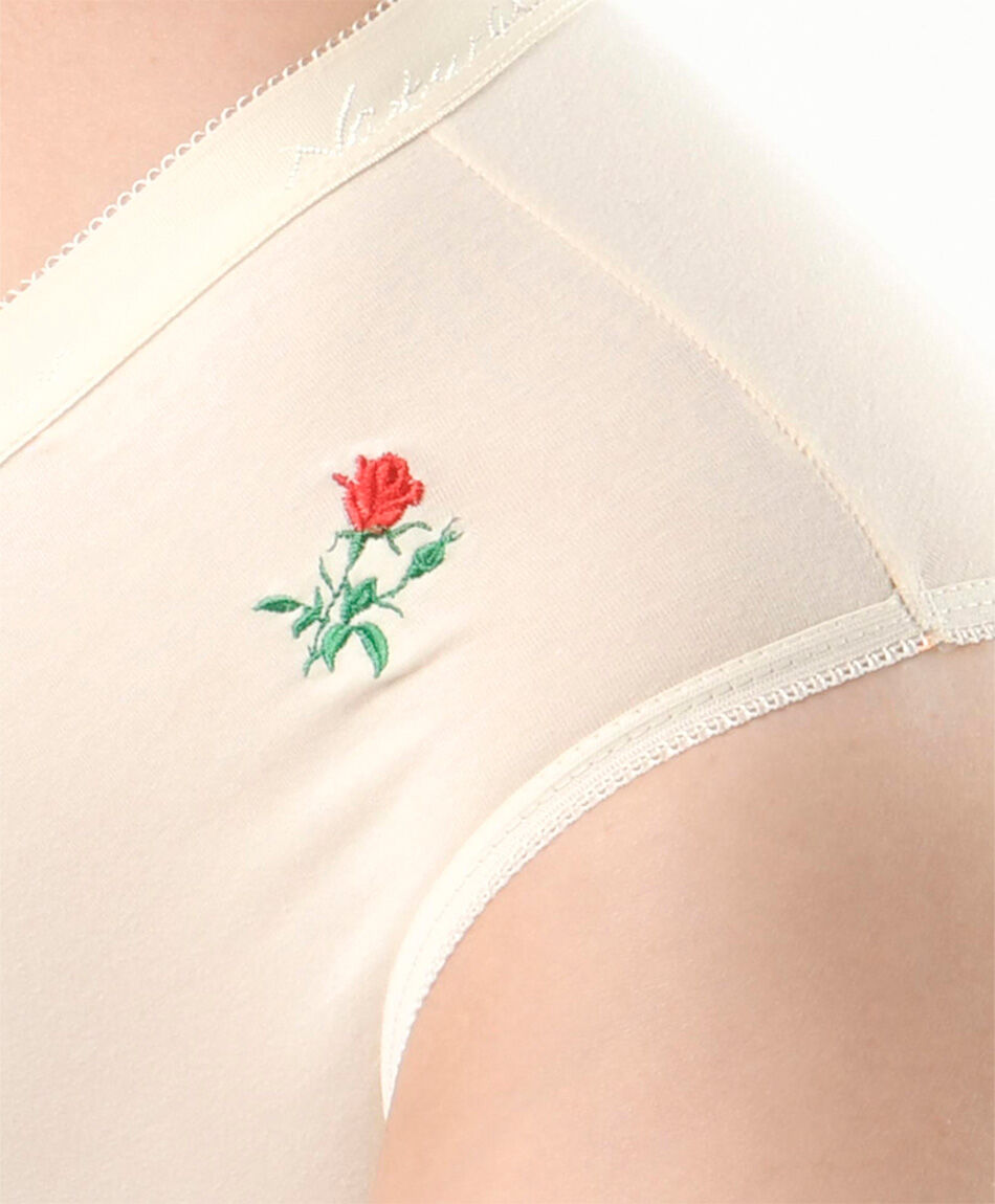 Bombacha mujer bordado flor