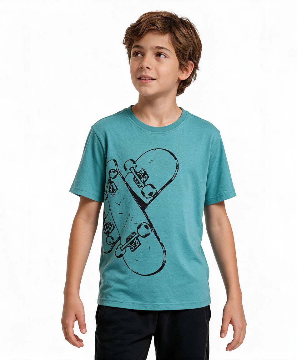 Remera ni&ntilde;o skates
