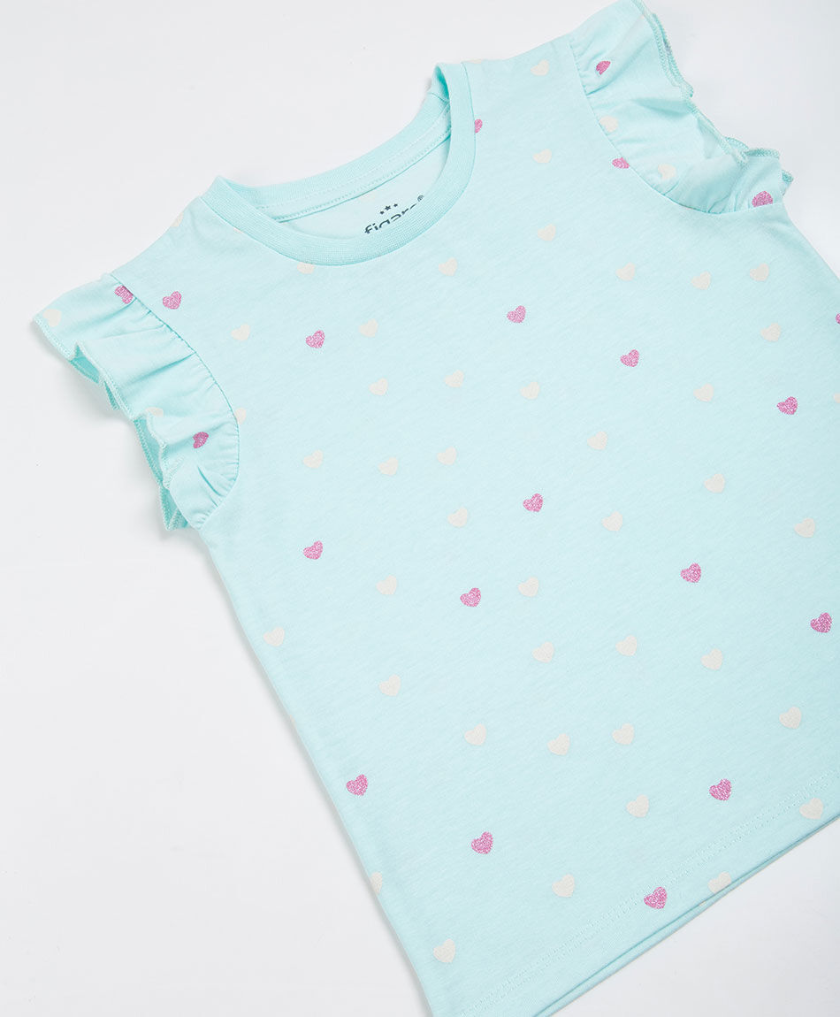 Remera beb&eacute; corazoncitos