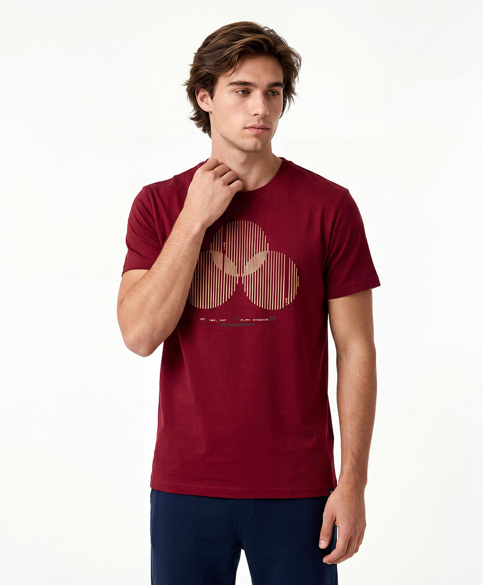 Remera deportiva hombre c&iacute;rculos