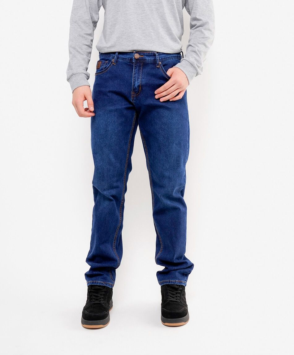 Jeans hombre desgastado slim fit