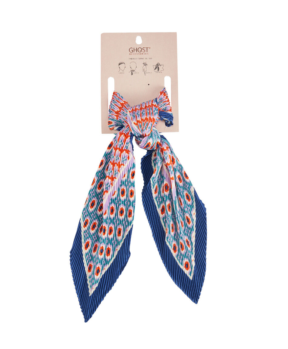 Pa&ntilde;uelo mujer print textura