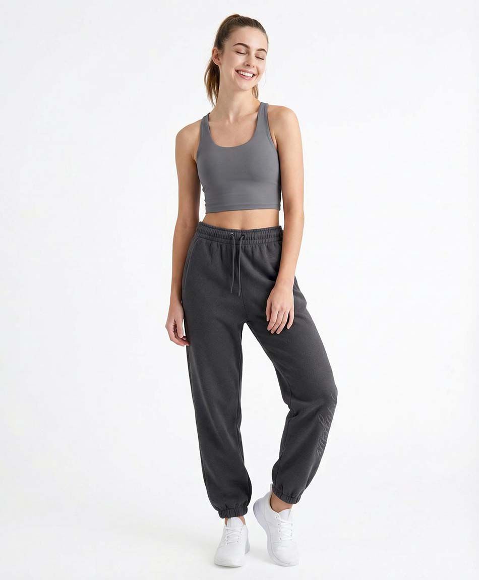 Pantal&oacute;n deportivo mujer jogger gris