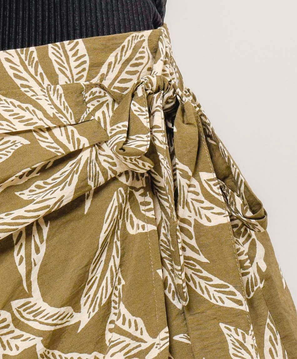 Mini pollera mujer short flores