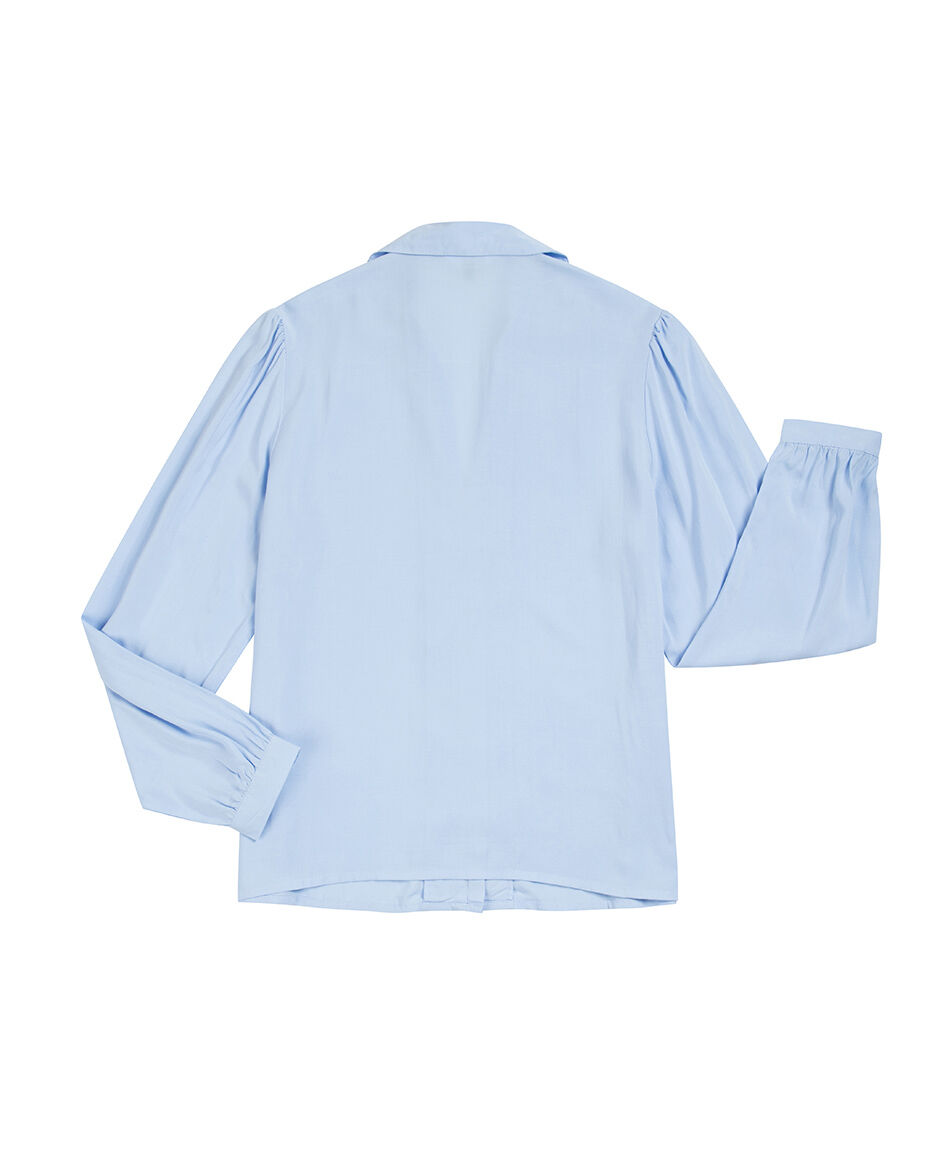 Blusa mujer camisera lisa