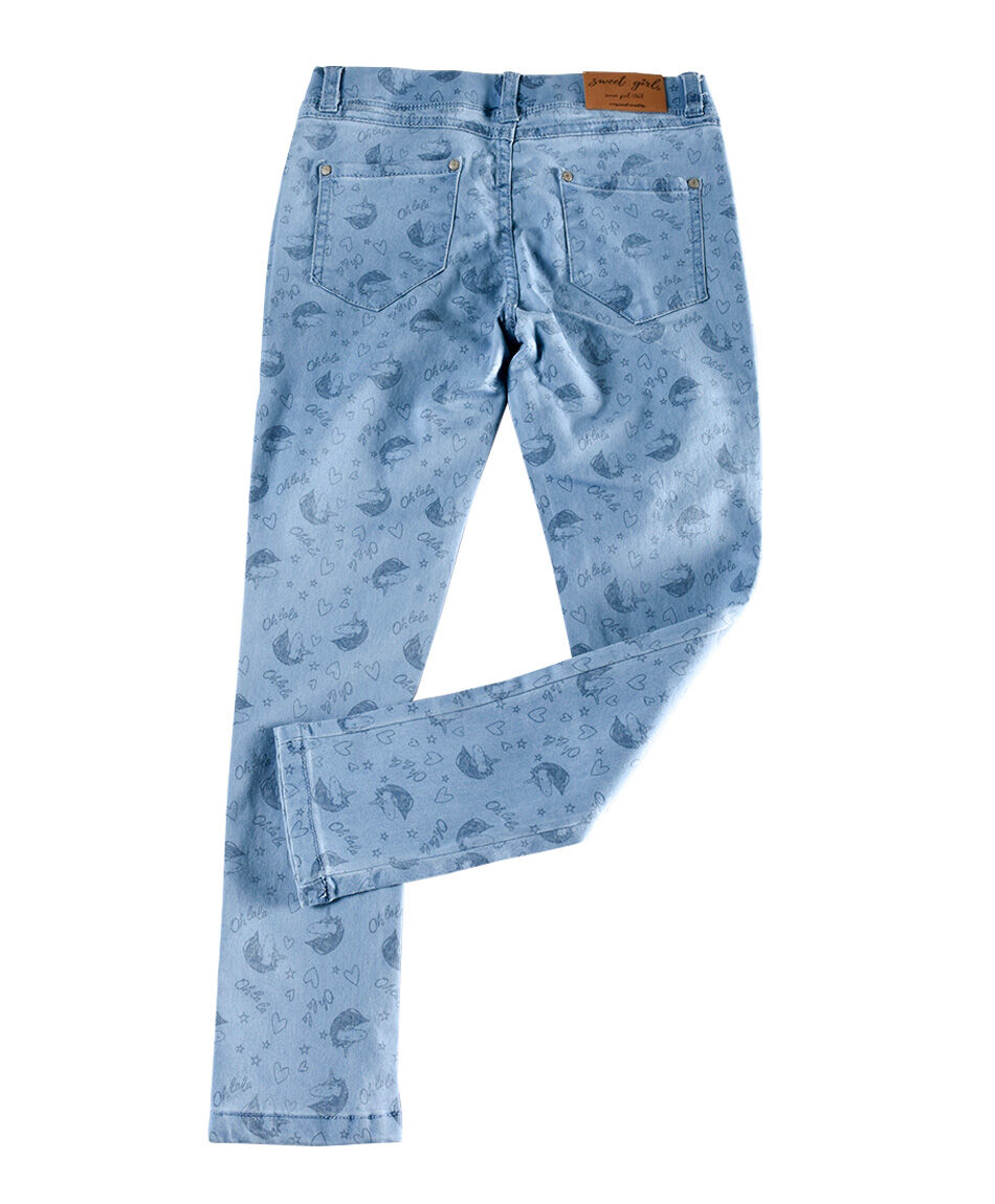 Jeans estampado