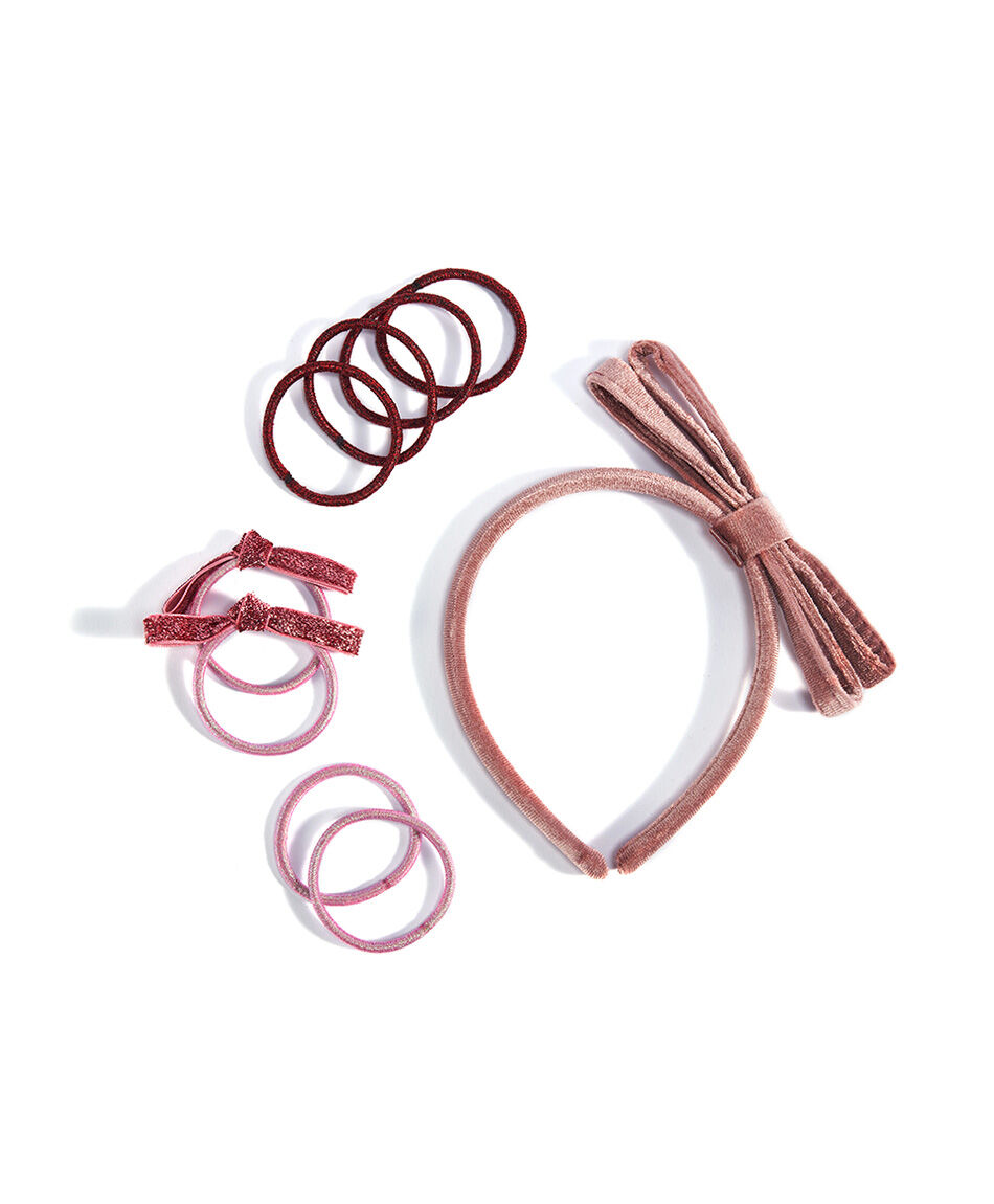 Set cintillo + colets infantil cintas velvet